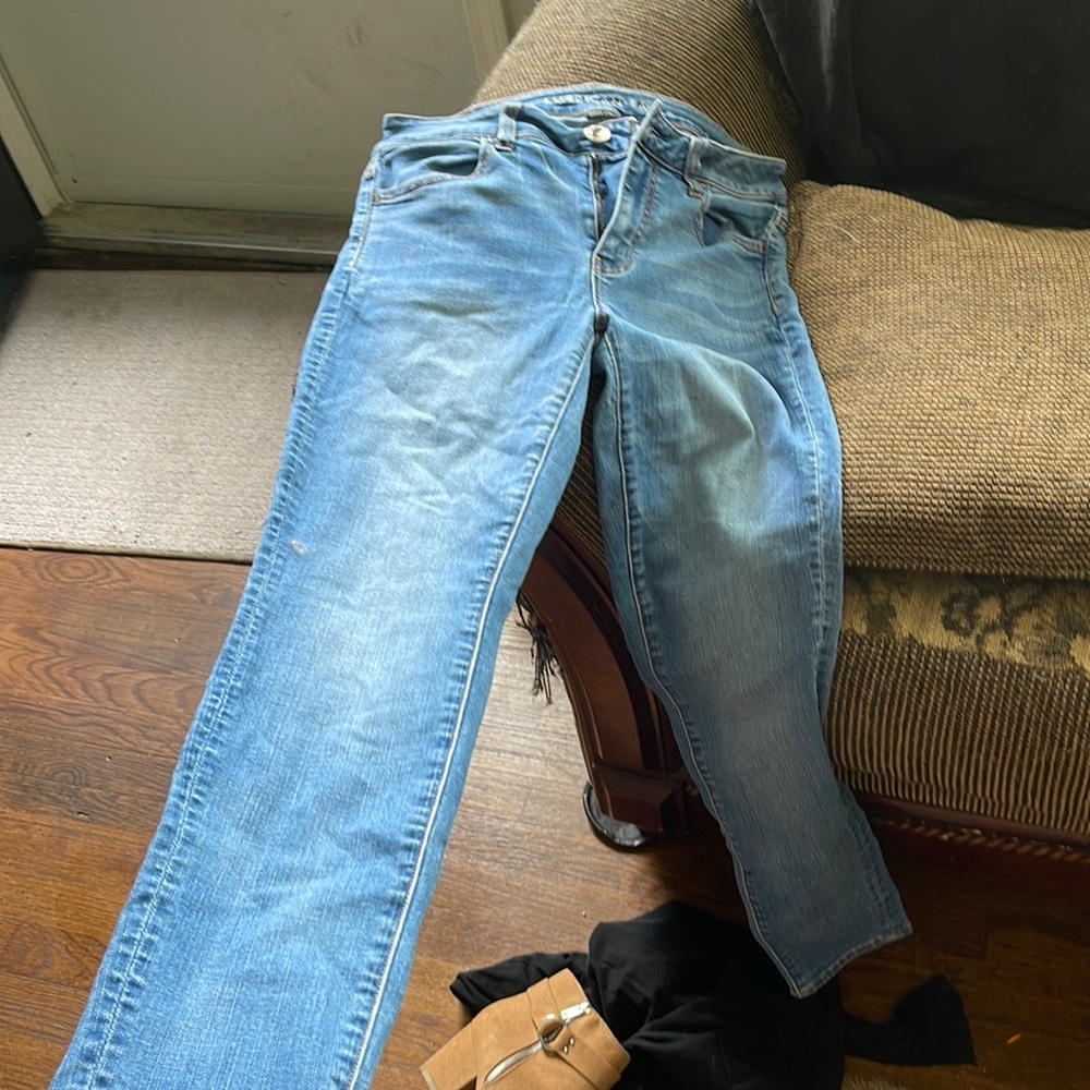 american eagle super stretch jeans